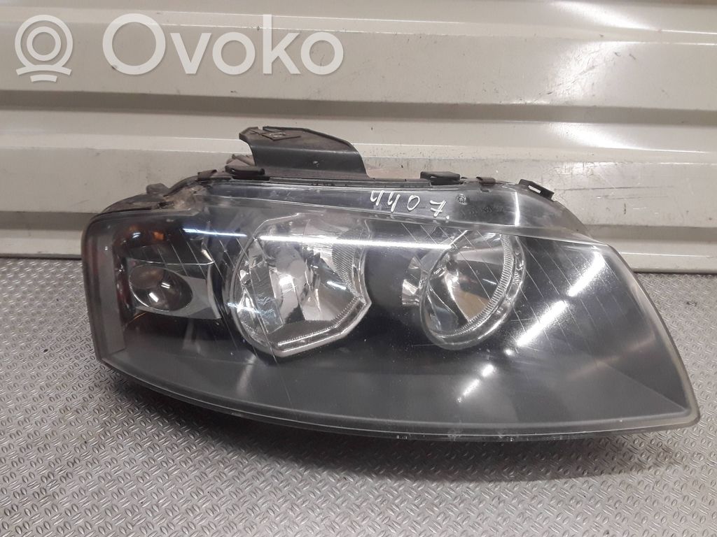 Audi A3 S3 8P Передняя фара 
