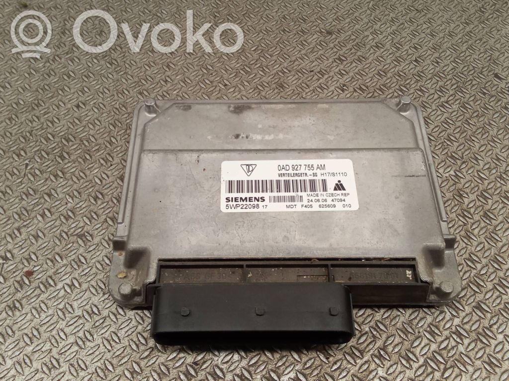 Gearbox control unit/module   0AD927755AM