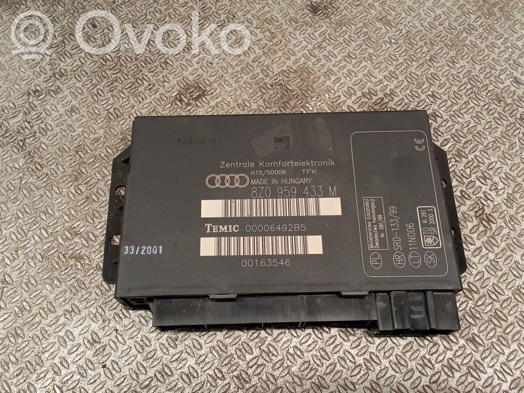 Audi A2 Komforto modulis 