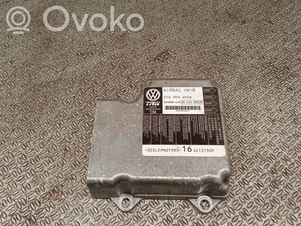 Airbag control unit/module   3T0959655D