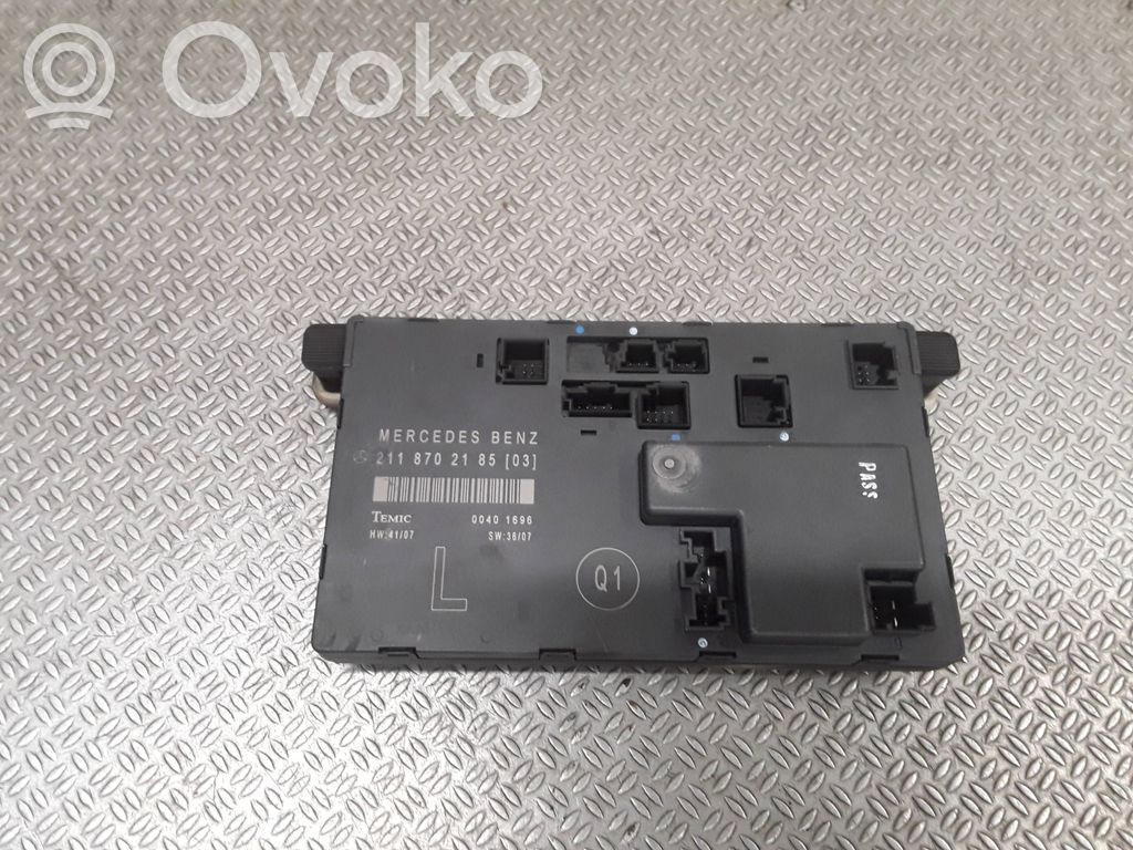 Mercedes-Benz E W211 Unidad de control/módulo de la puerta 