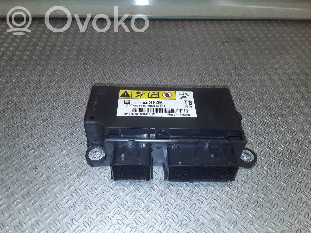 Airbag control unit/module   13503645