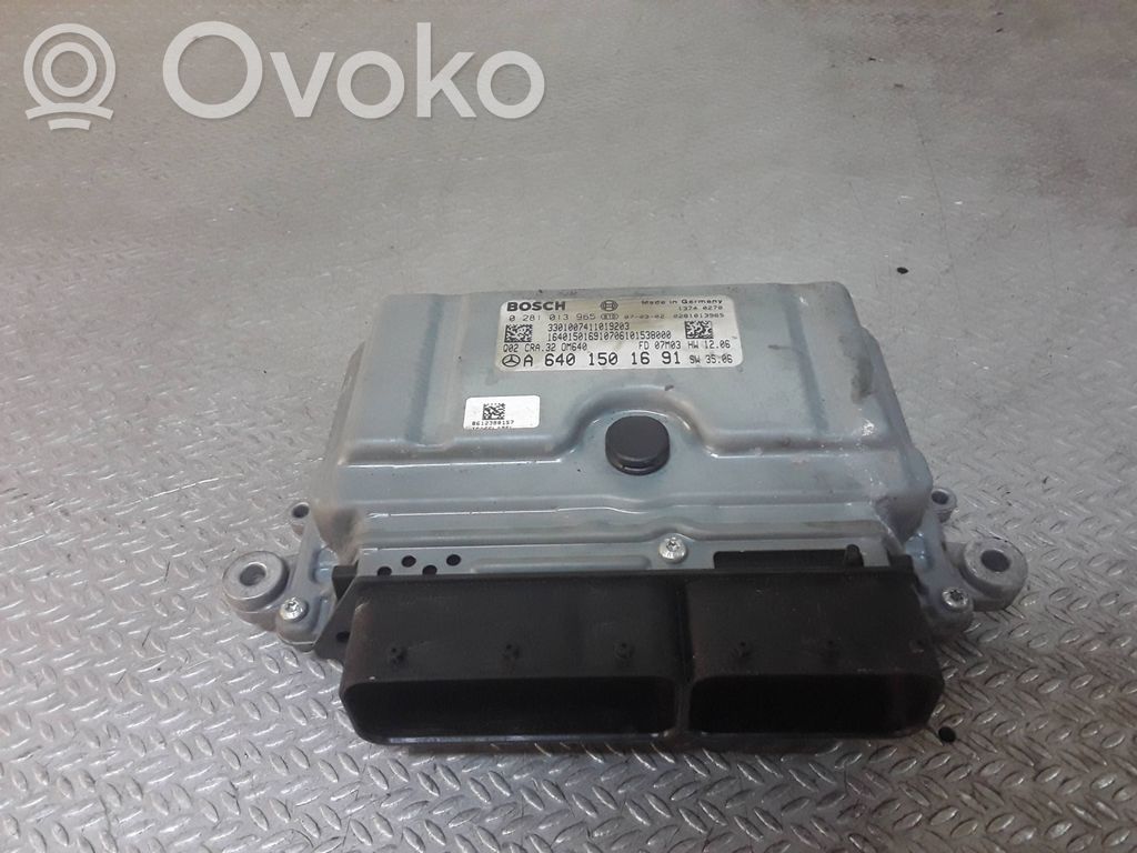 Engine control unit/module   A6401501691,0281013965