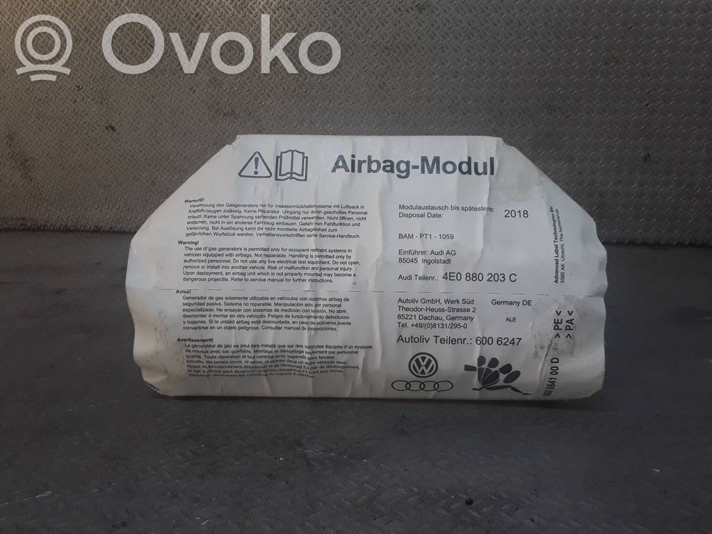 Airbag de passager   4E0880203C,4E0880203C