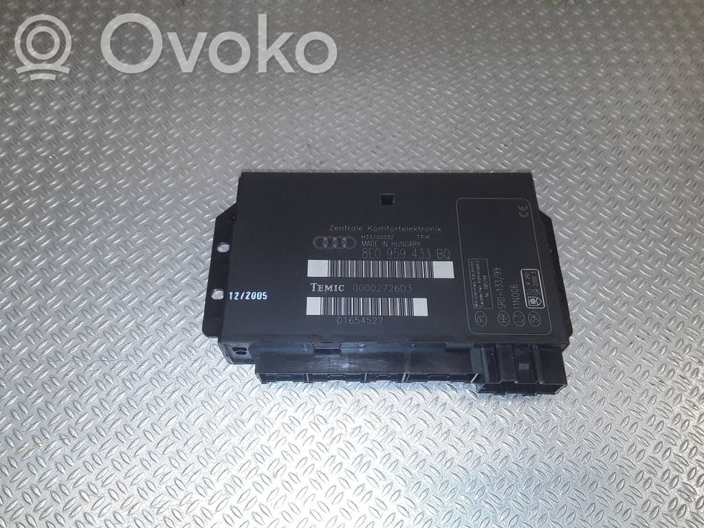 Audi A4 S4 B7 8E 8H Module confort 