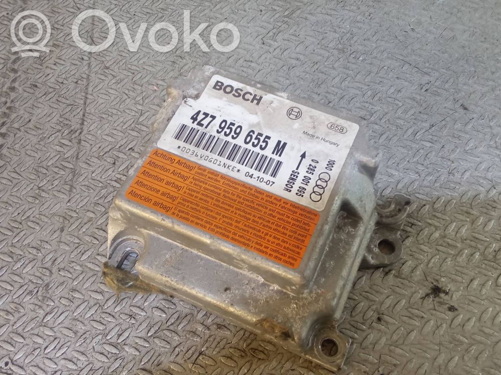 Sterownik / Moduł Airbag   4Z7959655M,0285001695