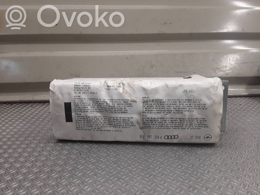 Audi A4 S4 B6 8E 8H Airbag del pasajero 