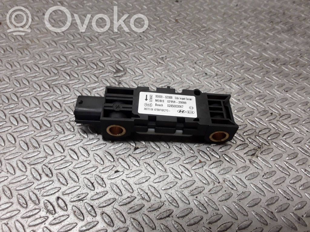 KIA Sportage Sensor impacto/accidente para activar Airbag 