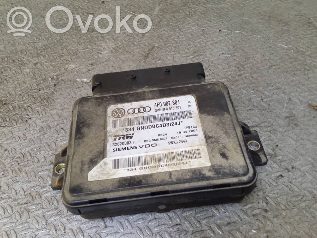 Audi A6 S6 C6 4F Modul de control frână de mână 