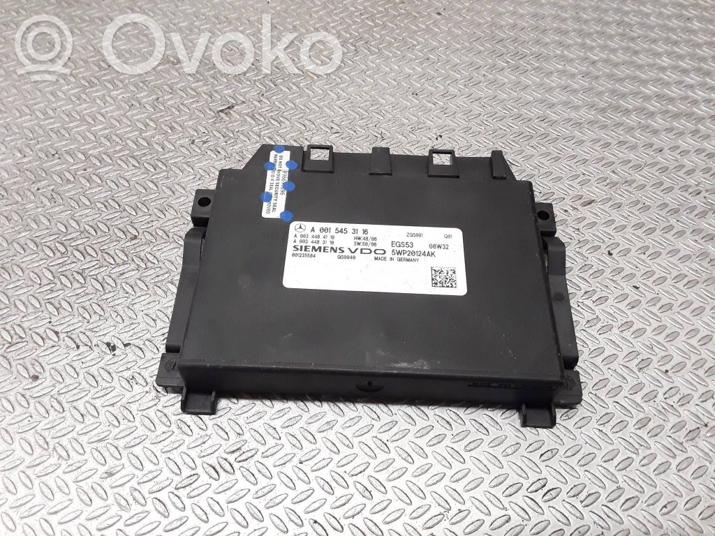 Unidad de control/módulo de la caja de cambios   A0015453116,A0034464110