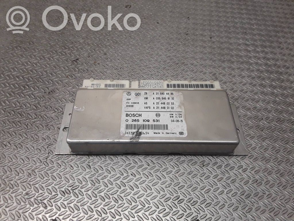 ESP (stability system) control unit   A2115404445,A2114480253,A0355456132
