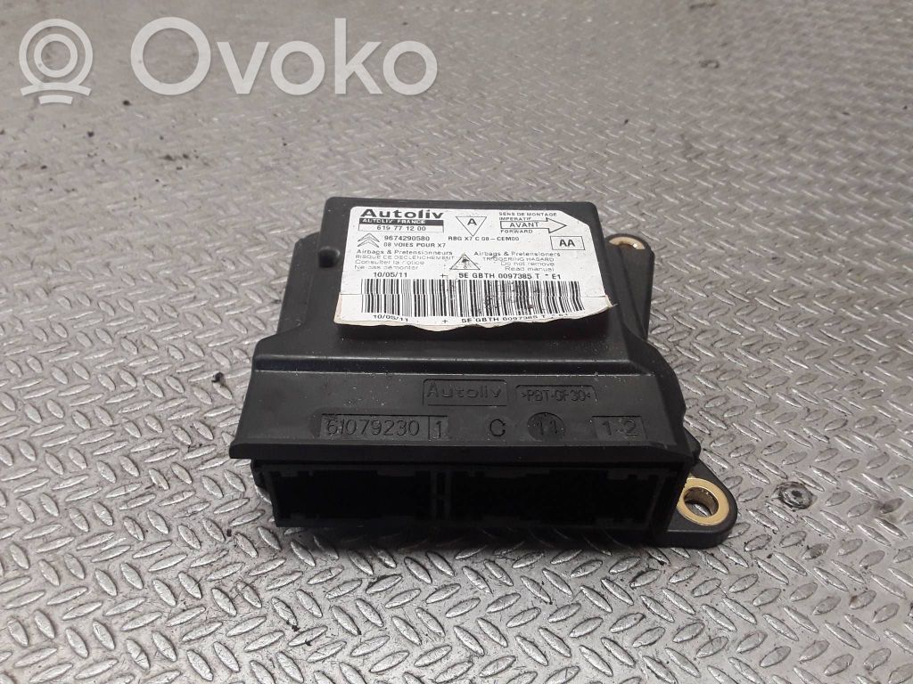 Citroen C5 Centralina/modulo airbag