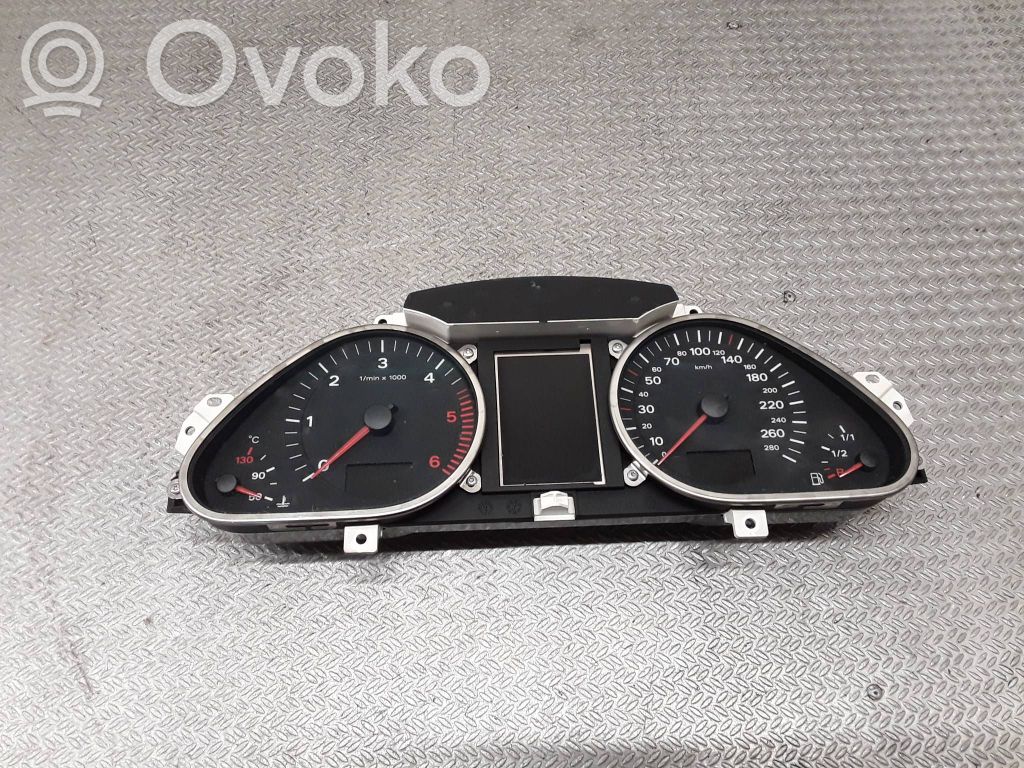 Audi A6 S6 C6 4F Geschwindigkeitsmesser Cockpit 