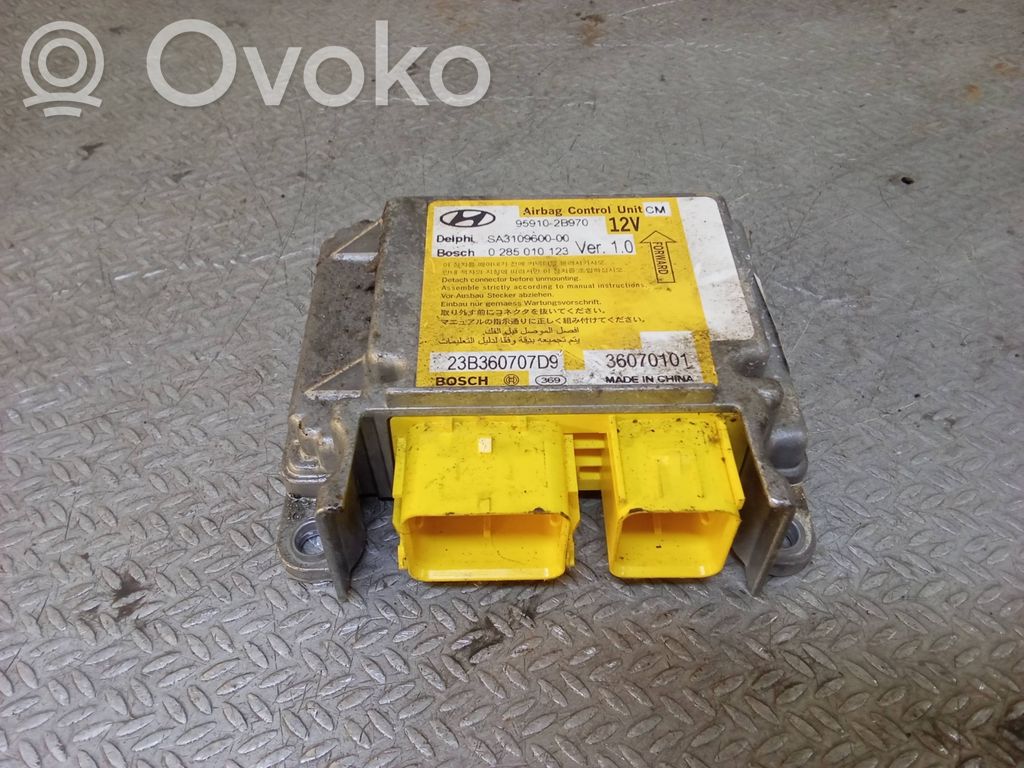 Hyundai Santa Fe Unidad de control/módulo del Airbag