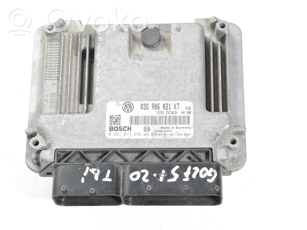 Engine control unit/module ECU   03G906021KT,0281013236,0281013236