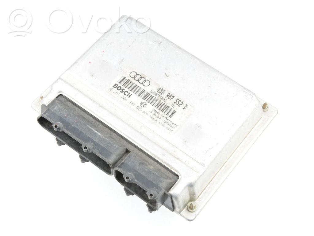 Engine control unit/module ECU   0261204384,4B0907552D