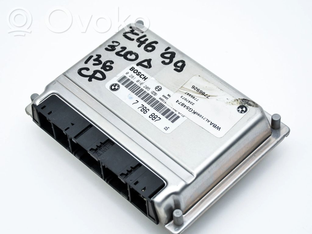 BMW 3 E46 Unitate control motor/modul ECU 