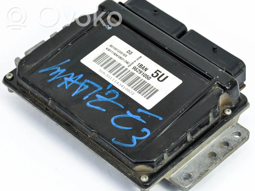 Engine control unit/module ECU   96291050,S010012001E5,S010012001E5