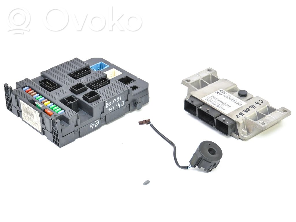 Citroen C4 I Engine ECU kit and lock set 