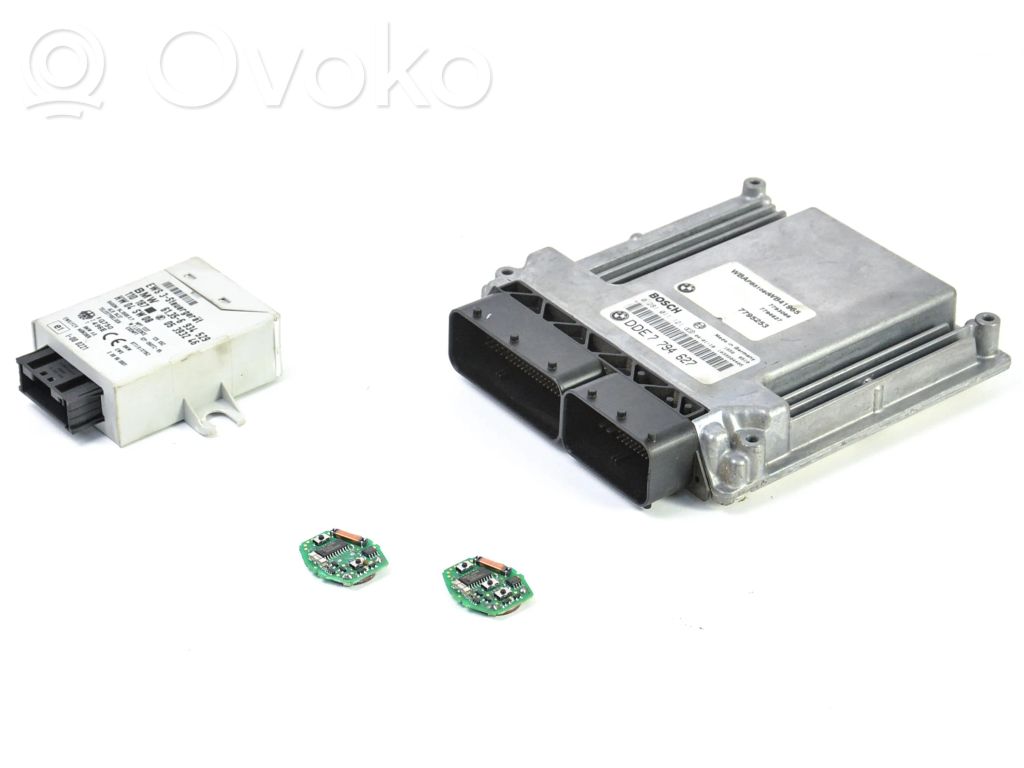 BMW X3 E83 Kit centralina motore ECU e serratura 