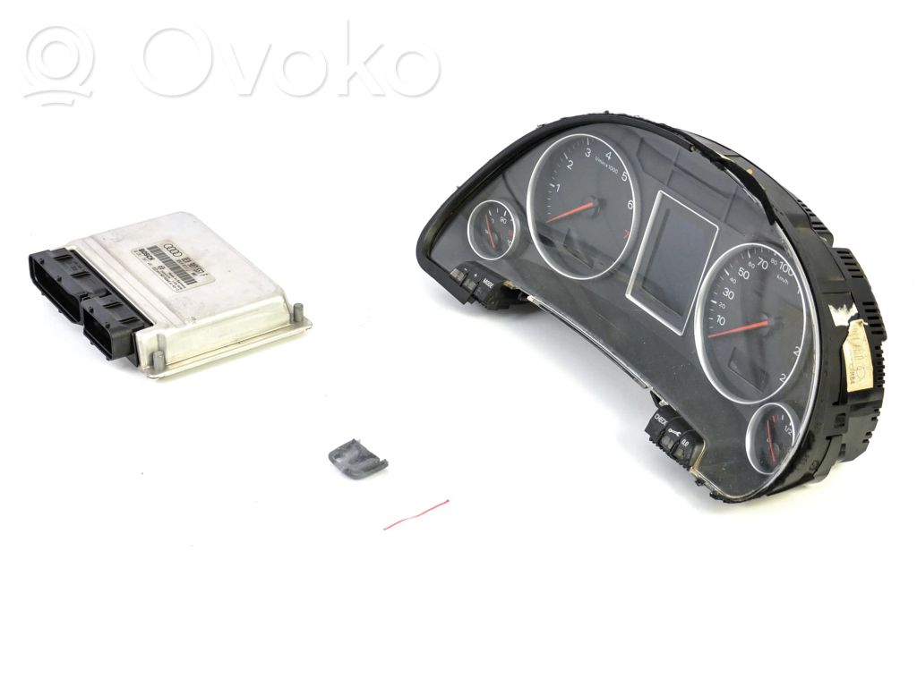 Audi A4 S4 B6 8E 8H Kit cu ECU motor și set închidere uși 