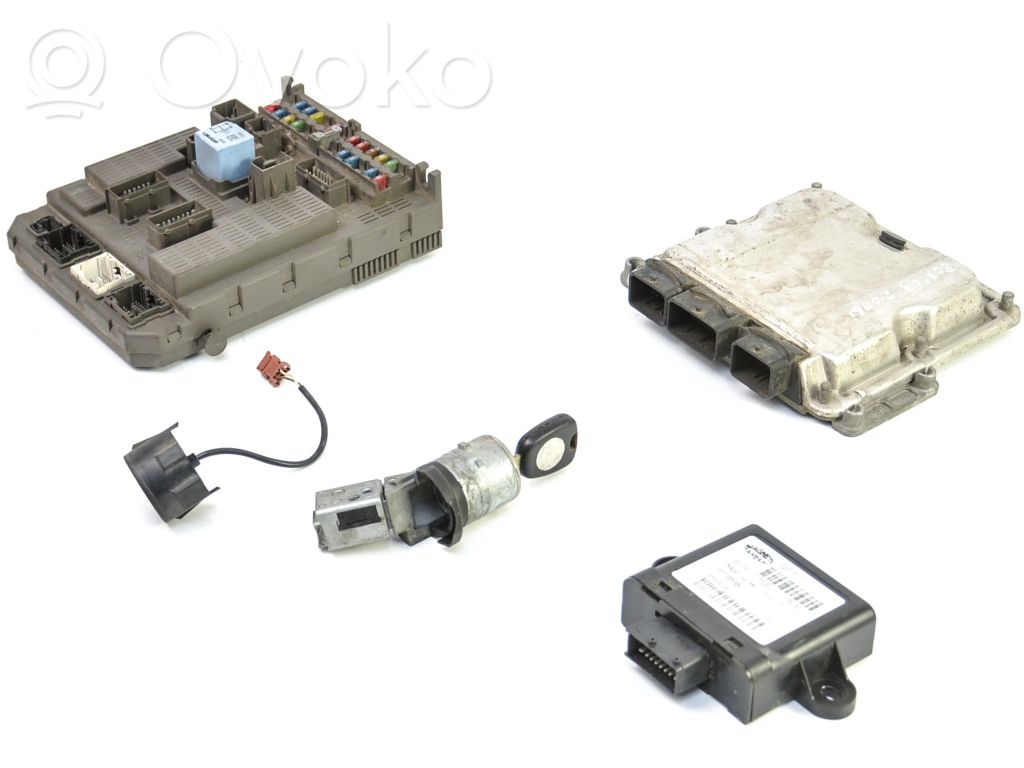Peugeot 807 Engine ECU kit and lock set 