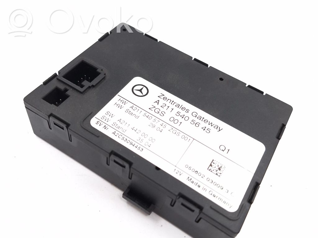 Módulo de control Gateway   A2115405645,2115405645,A2115405745,2114420000,2115405745,2C53094453,A2114420000,A2C53094453