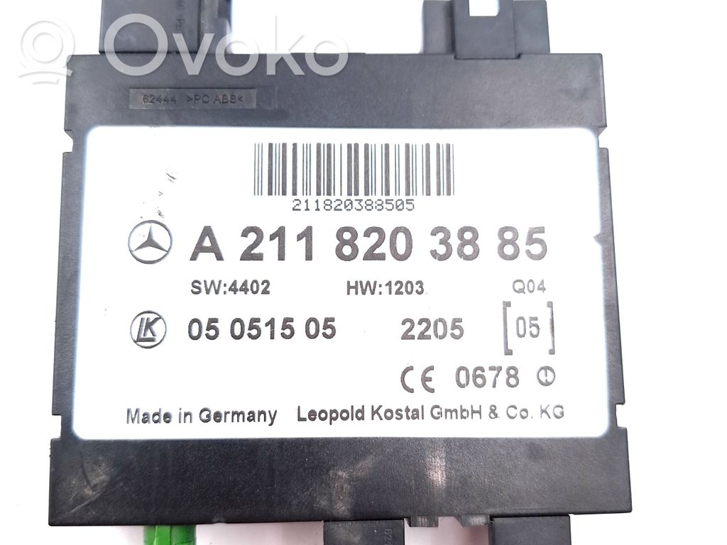 Mercedes-Benz CLS C219 Unidad de control/módulo del control remoto 