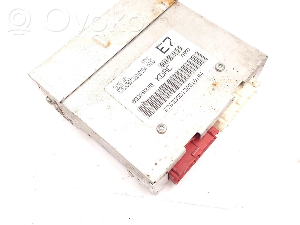 Engine control unit/module ECU   09376339,E76339D132810104,KDAC