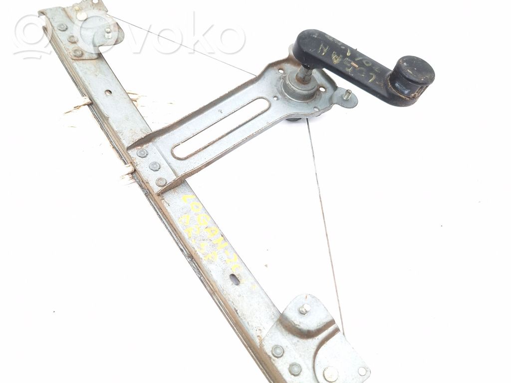 Dacia Logan I Rear door manual window regulator 