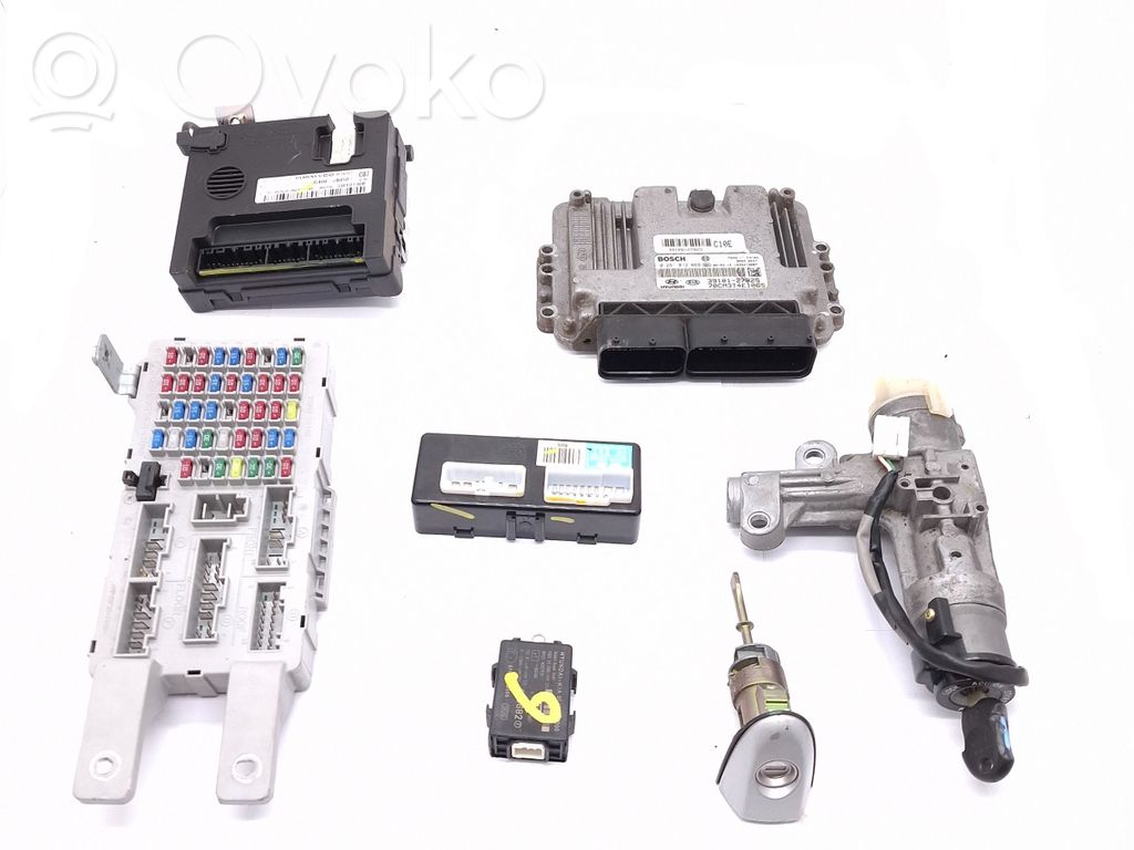 Hyundai Santa Fe Komputer / Sterownik ECU i komplet kluczy 