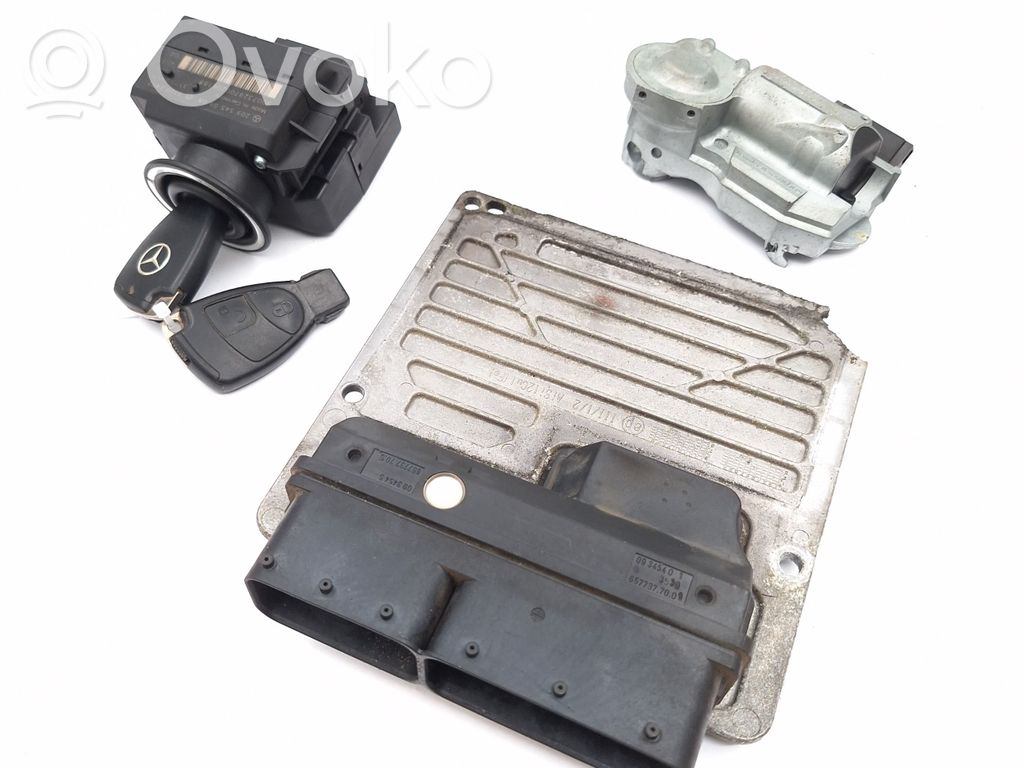 Mercedes-Benz C W203 Kit cu ECU motor și set închidere uși 