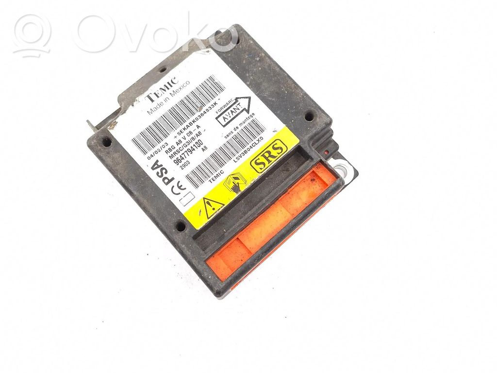 Sterownik / Moduł Airbag   9647794180,L5V3B04CLX0,RBGA8V08A,5EKABK0364833K