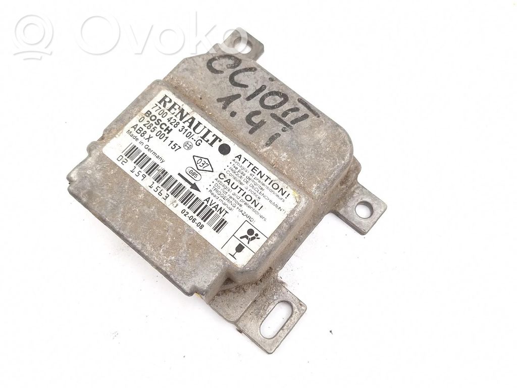 Renault Clio II Airbag control unit/module 