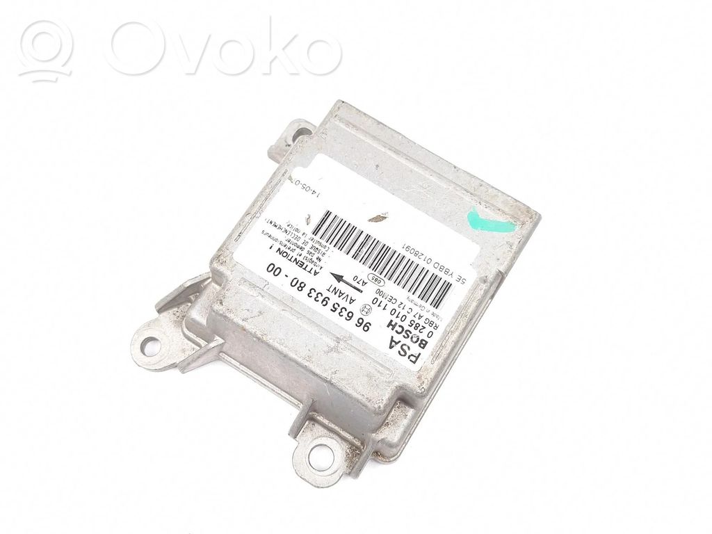 Peugeot 207 Airbag control unit/module 