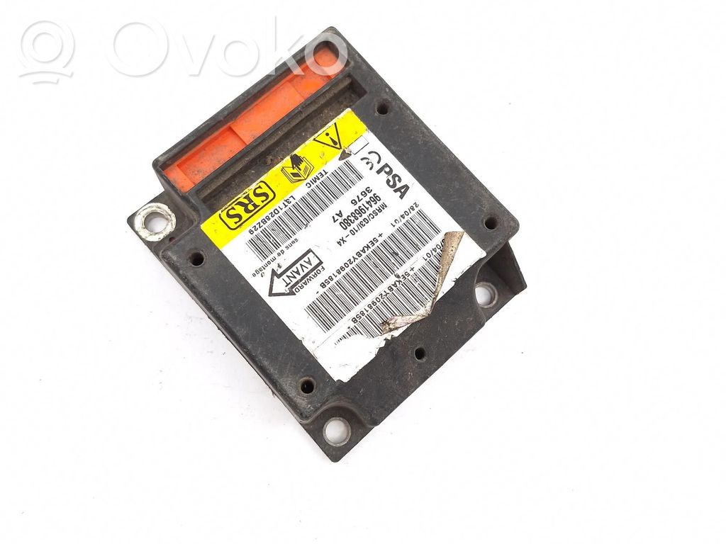 Airbag control unit/module   9641968380,3676A7,L3T1D28BZ29,5EKABY2098185B