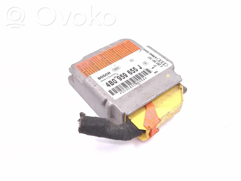Sterownik / Moduł Airbag   4B0959655J,0285001307,4B0959655,00308002N5SQ,KB8J123169