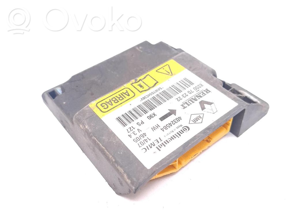 Dacia Logan I Airbag control unit/module 
