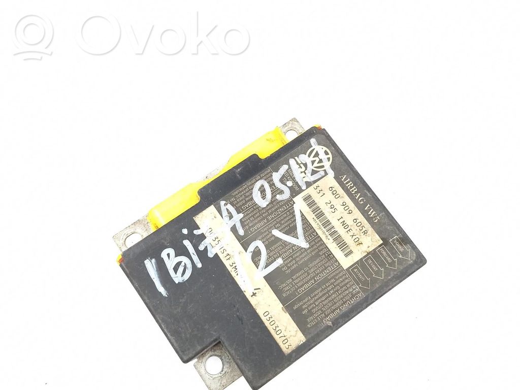 Sterownik / Moduł Airbag   6Q0909605R,331295,03030703,0035HS1F3MNV,0193010006