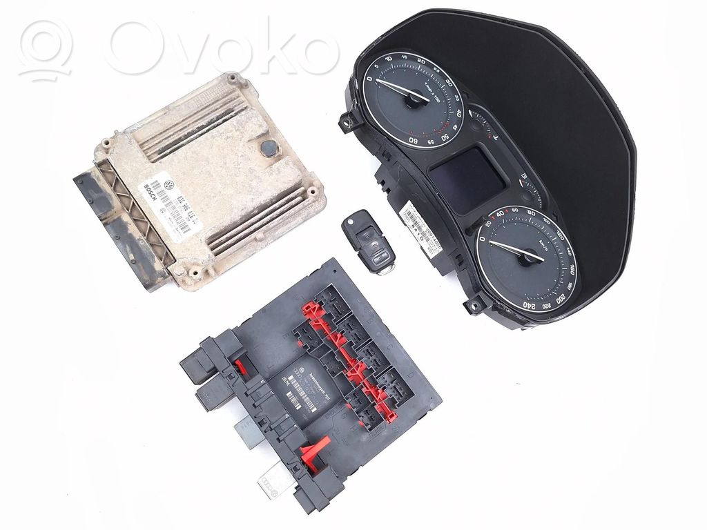 Skoda Octavia Mk2 (1Z) Engine ECU kit and lock set 
