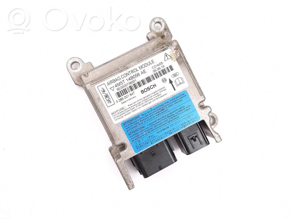 Airbag control unit/module   4M5T14B056AE,6E0000738201,0285001847,C21405