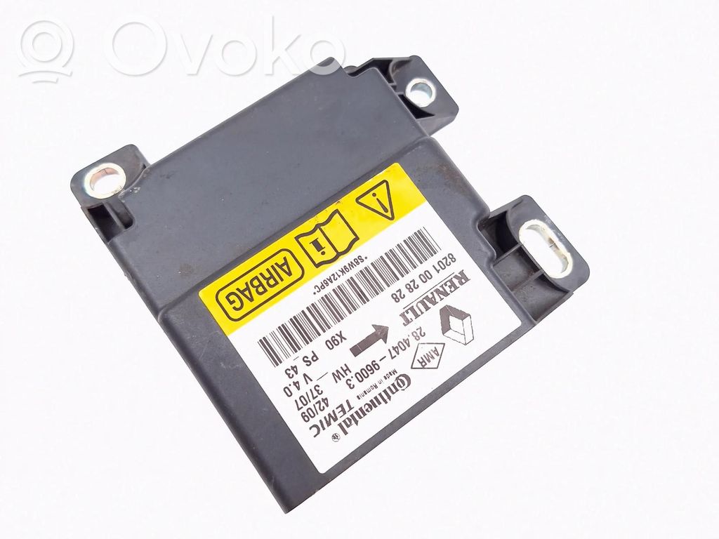 Dacia Logan I Airbag control unit/module 