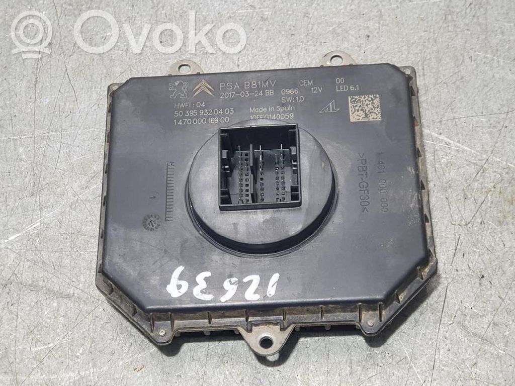 Citroen DS5 Sterownik / moduł świateł Xenon 