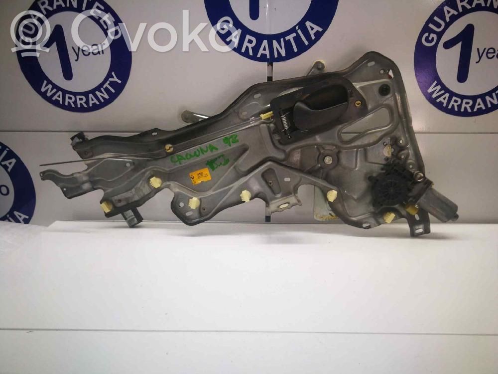 Renault Laguna I Regulador manual de la ventanilla trasera 