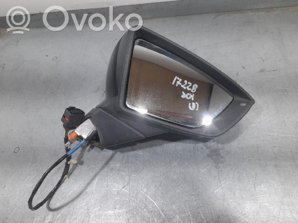 Seat Leon (5F) Espejo lateral eléctrico de la puerta delantera 