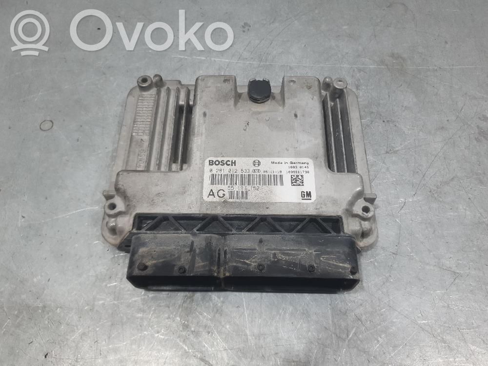 Centralina/modulo del motore   55197152,BOSCH