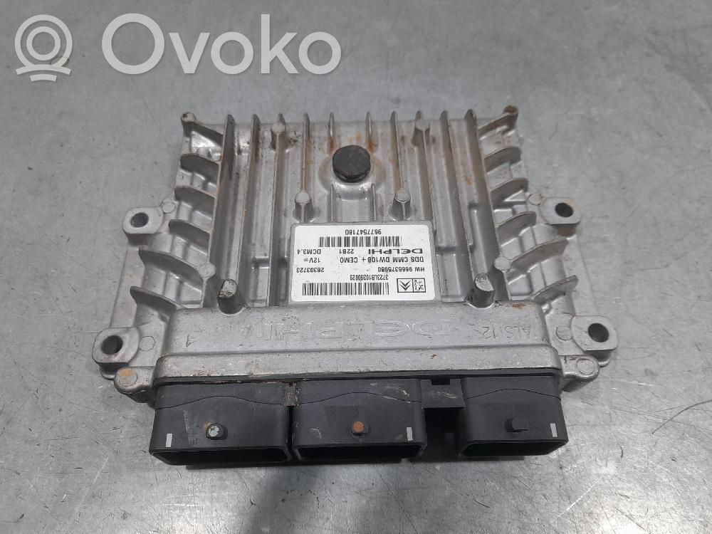 Unidad de control/módulo del motor   9677547180,DELPHI
