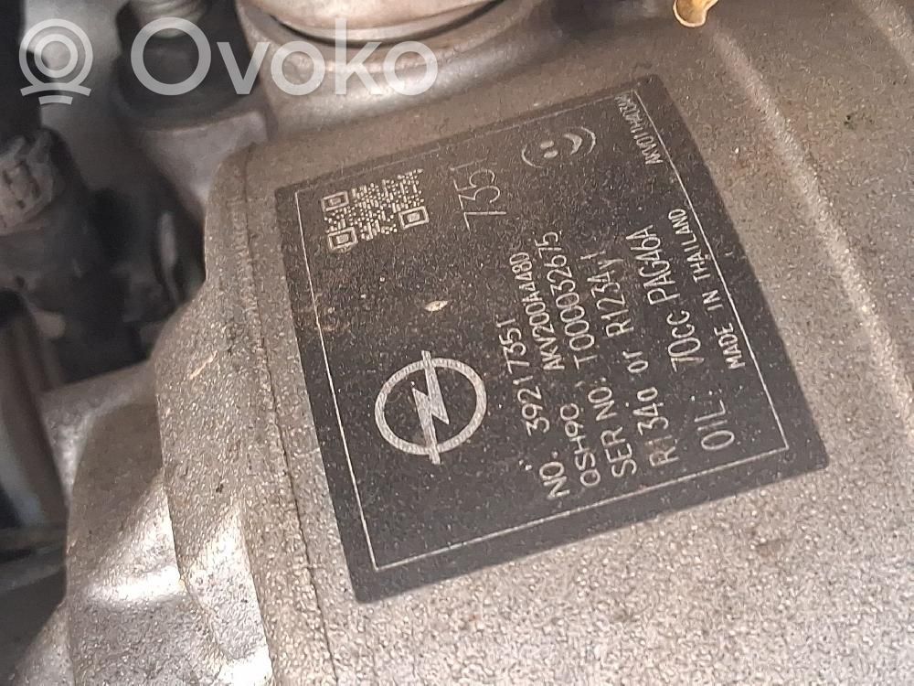 Opel Astra K Klimakompressor Pumpe 