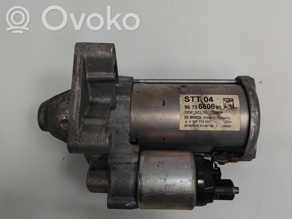 Starter motor   9675660680