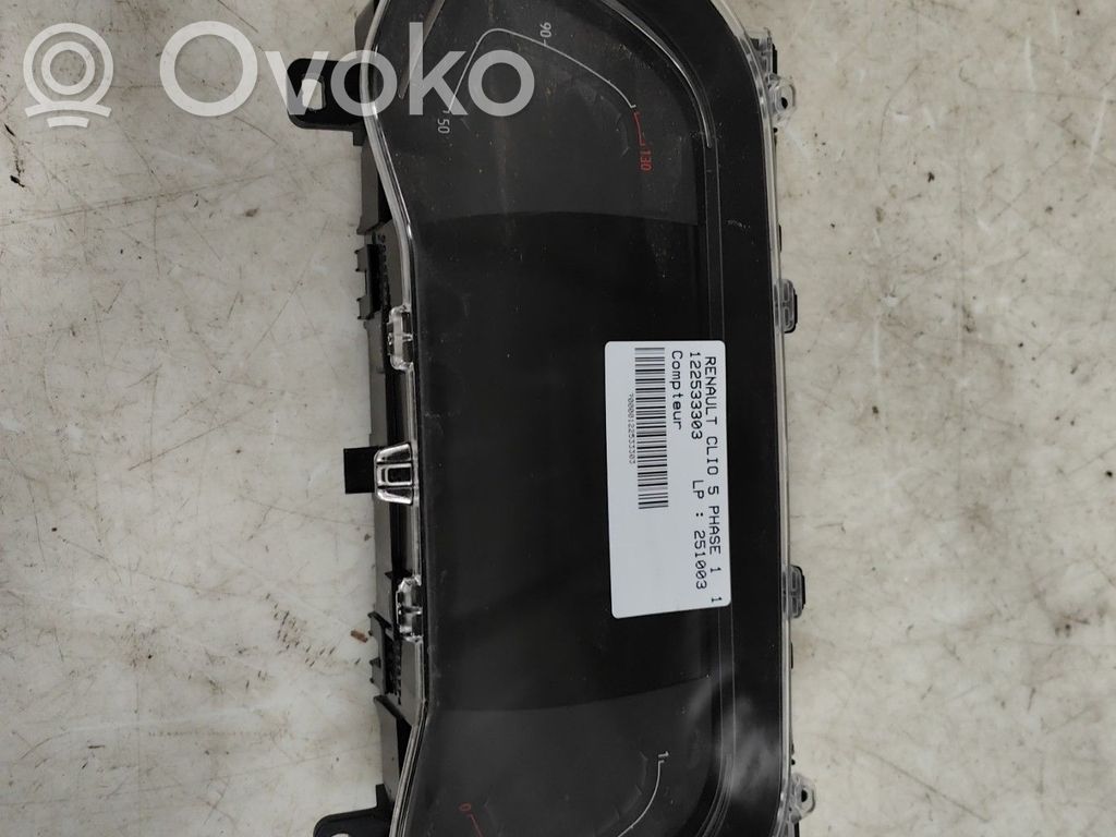 Renault Clio V Geschwindigkeitsmesser Cockpit 